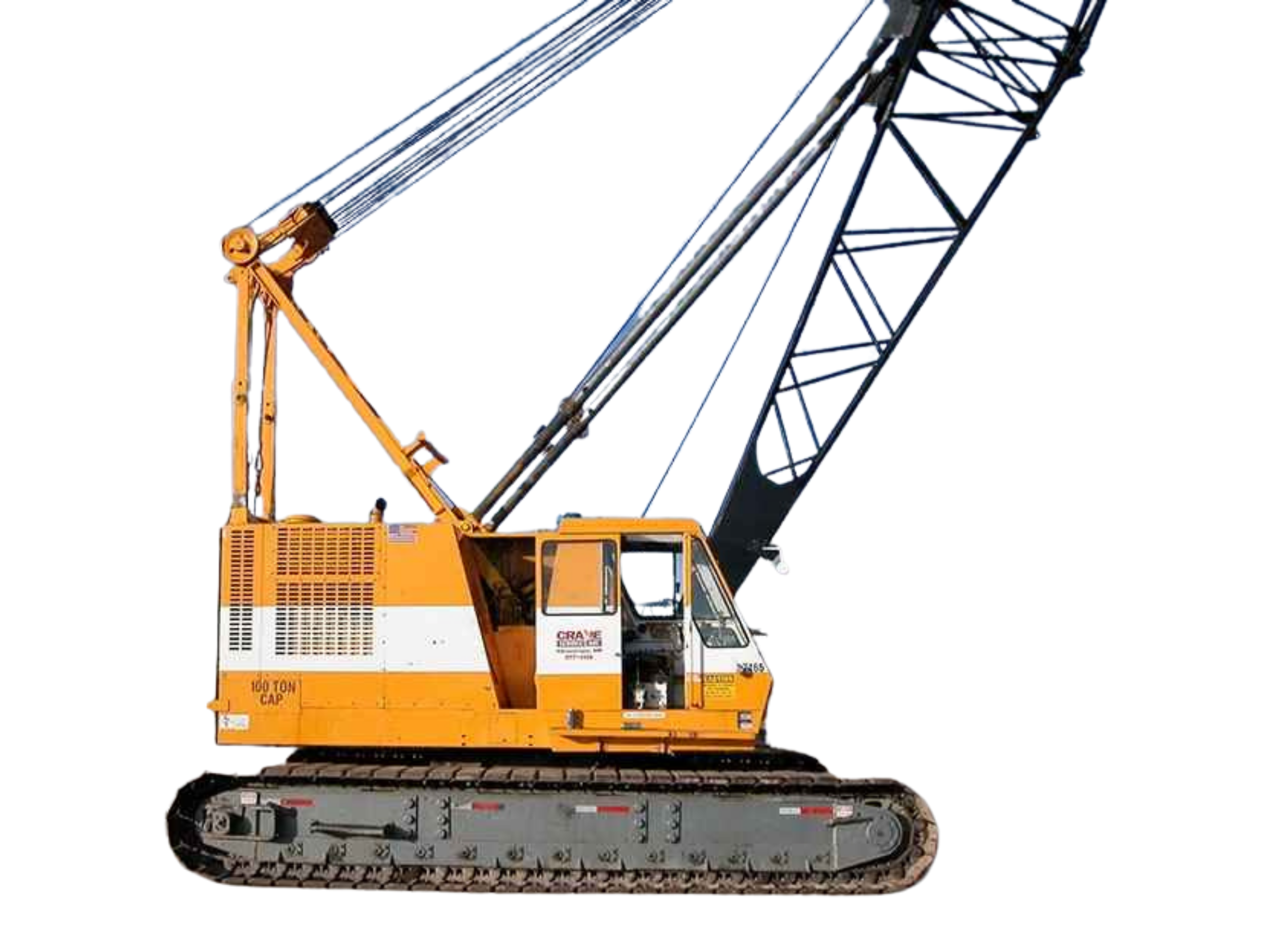1996 P&H 100-Ton Lattice Crawler Crane